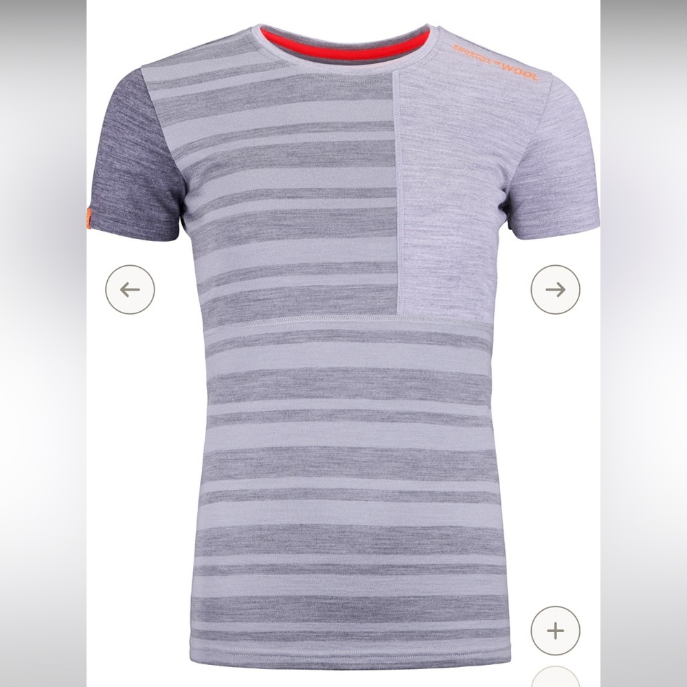 Ortovox 185 Merino Rock'n'wool Base Layer Top - Women's - Grey Blend - Small